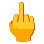 MiddleFinger emoji