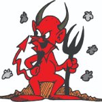 Cartoon devil