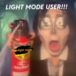 Light Mode User Detected template