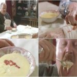 The custard scene meme