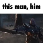this man, him GIF Template