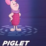 Piglet Disney heroes