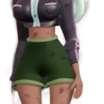 Dolly Dimpley with blue ribbon