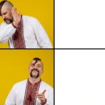 Ukrainian's reaction