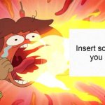 Anne Boonchuy burns up what?