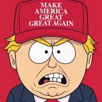 Donald Trump Eric Cartman South Park cartoon