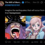 Imagine the earthquakes that will occur from their HONEYMOON