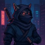 a wolf ninja with a human shaped body meme