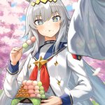 white horsey is hungry