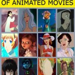 Beautiful girls of animated movies | BEAUTIFUL GIRLS OF ANIMATED MOVIES | image tagged in animation is cinema,cinema,animated movies,beautiful girls,movies,animation | made w/ Imgflip meme maker