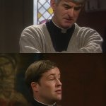 a shower father ted