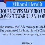 Miami Herald article: WH gave Maduro ultimatum