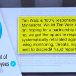 MN government blame Tim Walz for burying "massive fraud"