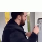 man explaining GIF Template