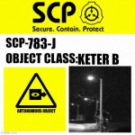 SCP 783 J
