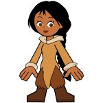 Nita The Inuk Human in Hero 108 Style