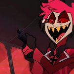 Alastor with Glock-19 meme