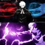 red blue hollow purple jogo satoru