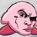 kirby mewing meme