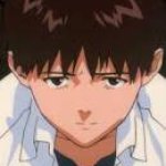 Shinji sad
