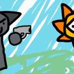 gray and sun template