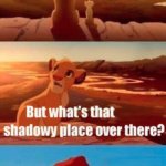 Choose Heaven | THIS, MY CHILD, IS WHAT HEAVEN LOOKS LIKE; HELL | image tagged in memes,simba shadowy place,jesus,heaven | made w/ Imgflip meme maker