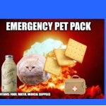 emergency pet pack