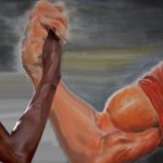 One arm wimpy epic handshake