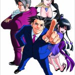 Ace Attorney Gang Pin-Up