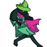 ralsei with a gun