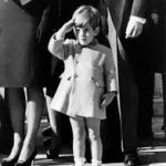Kennedy child saluting