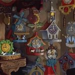 wall full of cuckoo clocks  coocoo GIF Template