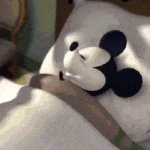 Mickey Mouse getting dragged