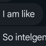 I am like so intelgente