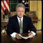 Two Presidents Clinton and Trump