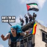 Gay PLO supporter