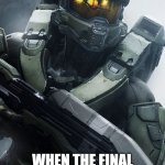 master chief | SLAVIC-AMERICAN WAR; WHEN THE FINAL BOSS IS YOUR BABUSHKA WITH A ROLLING PIN | image tagged in master chief,slavic-american war,slavic lives matter | made w/ Imgflip meme maker