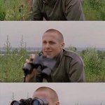 Ryan Gosling watching