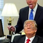 Joe Biden drawing on sleepy Donald Trump meme