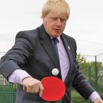 Boris Johnson Table Tennis