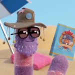 Some worm with a perverted look