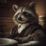 World’s most interesting raccoon