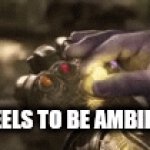 What a gift God gives some people. | HOW IT FEELS TO BE AMBIDEXTROUS | image tagged in gifs,hands,funny,relatable,thanos | made w/ Imgflip video-to-gif maker