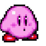 Kirby got pixelated