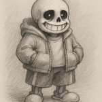 sans the skeleton from undertale meme