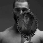 giga chad mirror meme