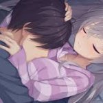 sleeping anime couple