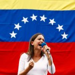 Maria Corina Machado - Venezuela flag
