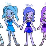 Glittering Sugar Plum Fairies In Cold Colours