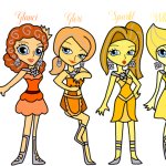 Glittering Sugar Plum Fairies In Hot Colours